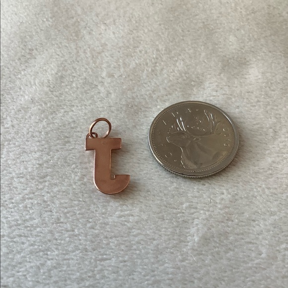 Monica Vinader ‘J’ charm - Picture 2 of 2